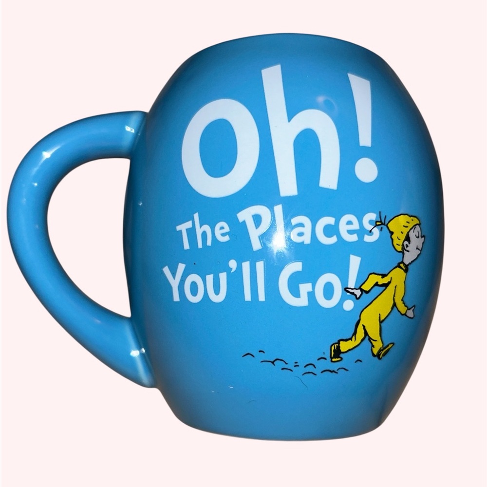 Dr. Seuss Oh! The Places You'll Go! Mug 18oz Blue NWOT